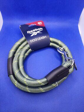 Dog Leash / Leash For Dogs - Reebock 6 Feet Long - 360 degree metal swivel Clasp
